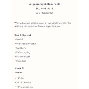 Anthropologie | Pants \u0026 Jumpsuits | Nwt 